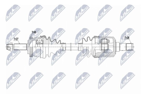 Nty Drivaksel NTY NPW KA 415 Nty Drivaksel NTY NPW KA 415