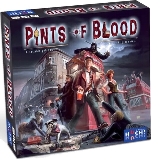 Pints Of Blood Brettspill Engelsk 2-4 Spillere Fra 14 År
