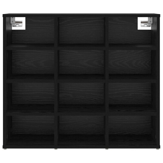  Sko Skap med hylle Svart eik 77.5 x 30 x 67 cm Konstruert tre