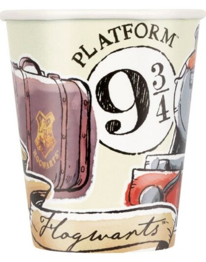 8 stk Galtvortekspressen Kopper Harry Potter