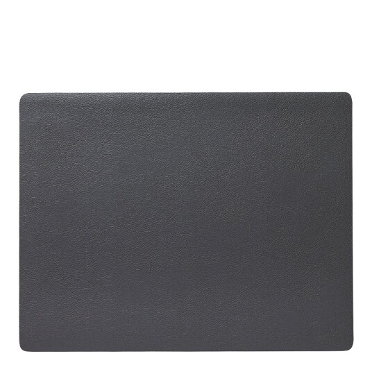 Lind DNA  Leather Serene Square bordbrikke L 35x44 cm anthracite