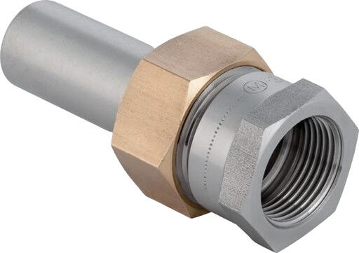 15mm x 1/2" unionsmuffe/nipp Mapress RF/messing