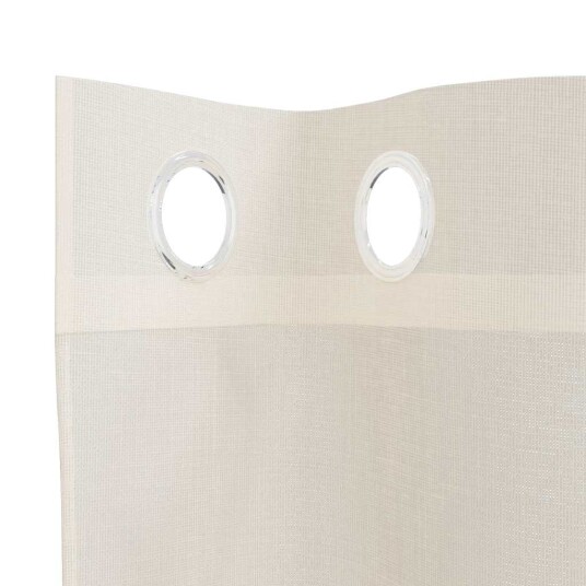 Voilegardiner med grommets 2 stk krem 140x175 cm 8721158550880