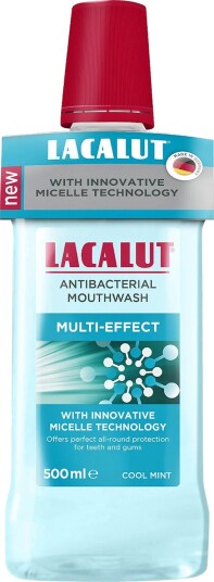 LACALUT Antibacterial Munnvann Multi-Effect  Avansert munnpleie med micelle-teknologi