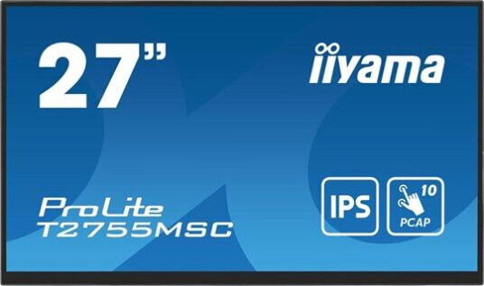 iiyama ProLite 27" FHD IPS Berøringsskjerm med HDMI og 5ms iiyama ProLite 27" FHD IPS Berøringsskjerm med HDMI og 5ms