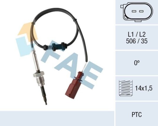 FAE 68026 Sensor, eksostemperatur FAE 68026 Sensor, eksostemperatur