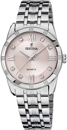 Festina Dameklokke F16940 C Rosa/Stål Ø33 mm Festina Dameklokke F16940 C Rosa/Stål Ø33 mm