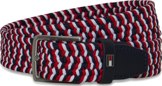 Tommy Hilfiger Braided Elasticated Belt Multi/patterned S/M