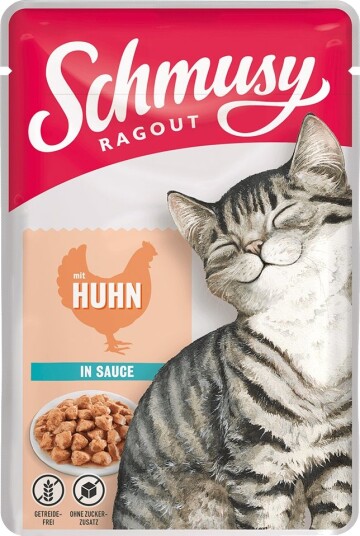 Schmusy Våtfôr Ragout I Saus Kylling 22 X 100 G