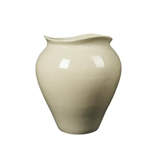 Broste Copenhagen Florentina Vase XL, Beige