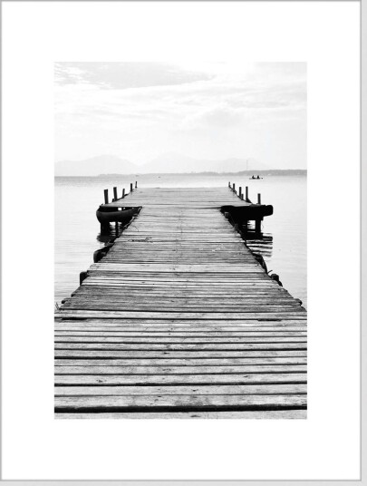 Nielsen Design Accent Linus fotoramme med passepartout 30x40cm hvit