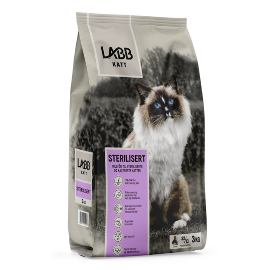 Labb Katt Sterilisert 3Kg Labb Katt Sterilisert 3Kg
