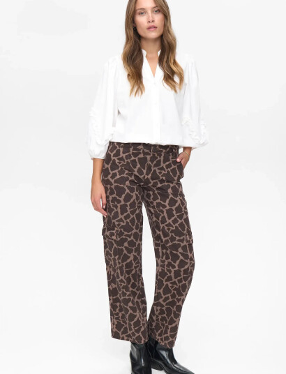 Nümph Nuharu Pants - Brown - 38 Nümph Nuharu Pants - Brown - 38