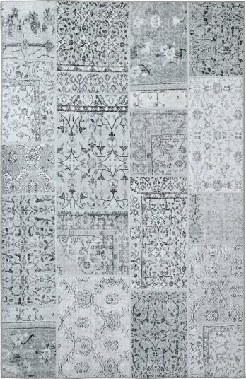Flatvevd teppe Myrina grå Størrelse: 150 x 230 cm