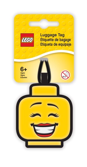 LEGO Bagmerke med jenteansikt LEGO Bagmerke med jenteansikt