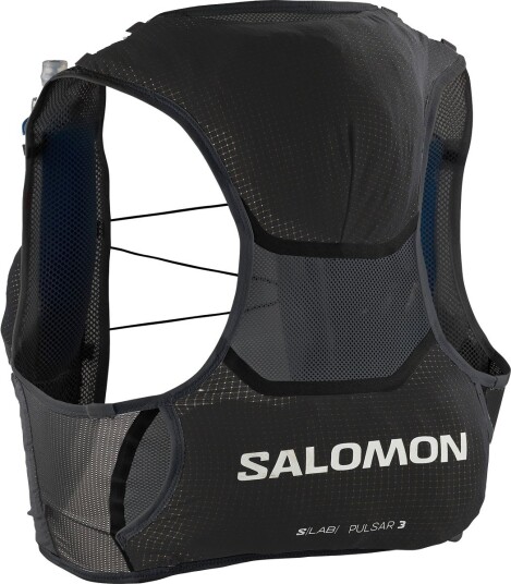 Løpevest Salomon S/Lab Pulsar 3 M/Flasker - Svart/Hvit Str. M