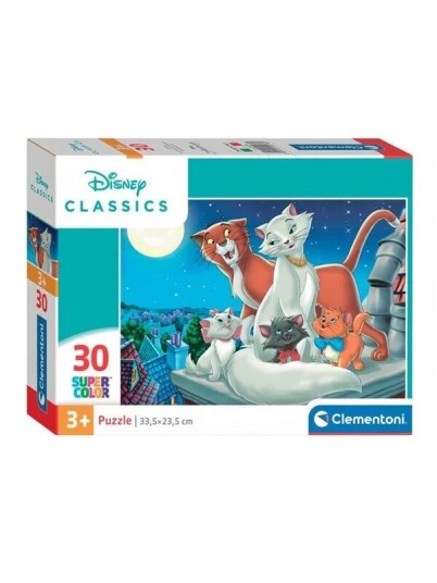 Clementoni Jigsaw Puzzle Super Color Disney Animals 30 pcs. Gulv