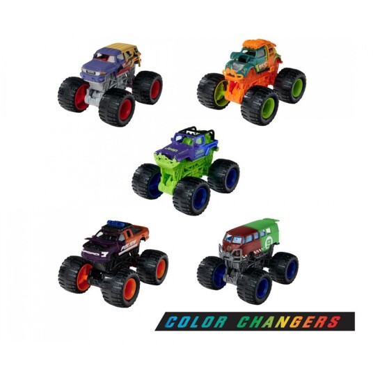 Majorette Color Changers Monster Rockerz Lekebil assortert