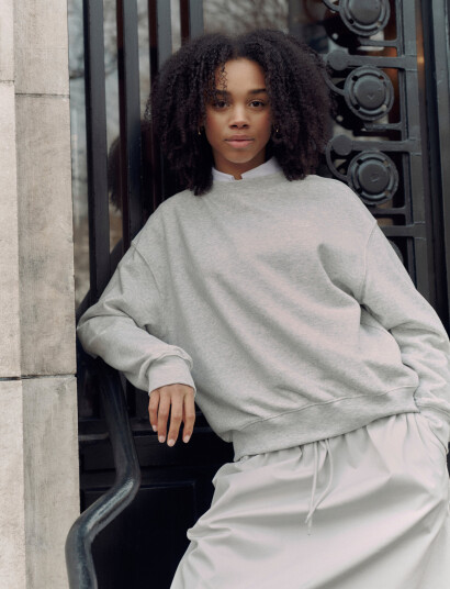 New Balance Sport Essentials French Terry Crew - Grey - XXL