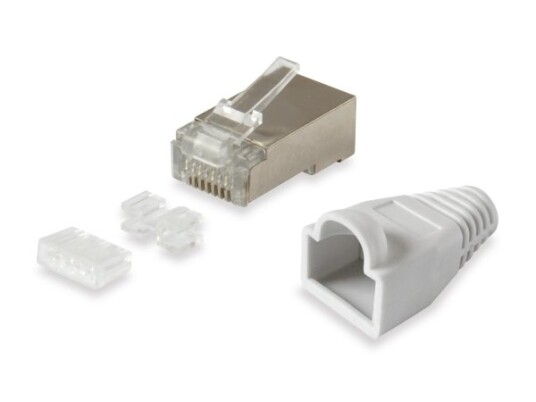 Equip 121181 Rj45 Sølv Abs Syntetisk Metall Cat6 Gull Ce
