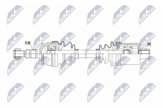 Nty Drivaksel NTY NPW PL 150 Nty Drivaksel NTY NPW PL 150