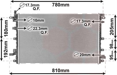 VAN WEZEL 37002653 Radiator motorkjøling