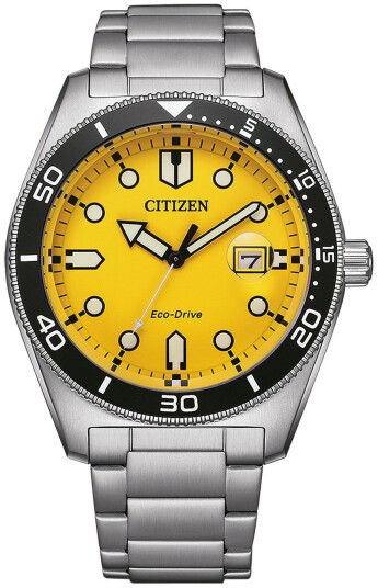 Citizen Herreklokke AW1760 81Z Eco Drive Gul/Stål Ø43 mm Citizen Herreklokke AW1760 81Z Eco Drive Gul/Stål Ø43 mm