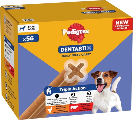 Pedigree Dentastix Dog Tannpleiesnacks For Små Hunder Små Hunder 2 X 56 Stk 5 10 kg 5 10 kg