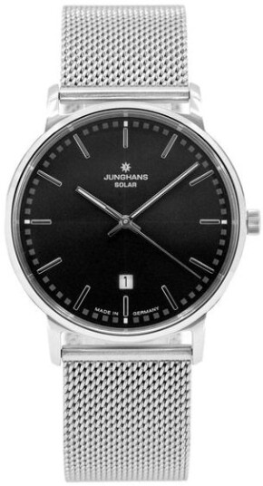Junghans Herreklokke 14/4061.44 Milano Sort/Stål Ø37 mm