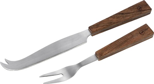 ERNST Cheeseknife/Fork Brown ONE SIZE