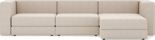 Hagblom 4 seters Divansofa med Oppbevaring Vendbar   Beige