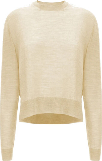Jil Sander Dame Strikkevarer Gul S,