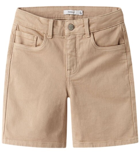 Name It Nkmryan Twill Shorts til Barn i Beige 116 Name It Nkmryan Twill Shorts til Barn i Beige 116