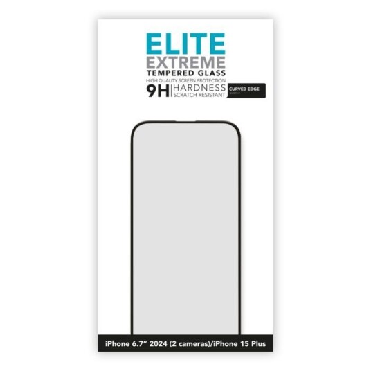 Linocell Elite Extreme Curved Skjermbeskytter for iPhone 16 Plus