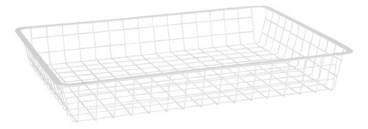 ELFA TRÅDKURV FOR UTTREKKSRAMME 60X40X8 HVIT