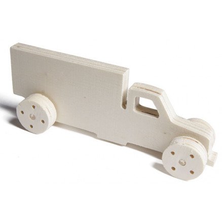 Craft Line Trelastebil 17x6x1cm 1 stk