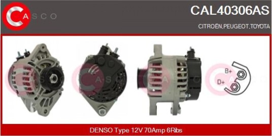 Dynamo CASCO CAL40306AS Dynamo CASCO CAL40306AS