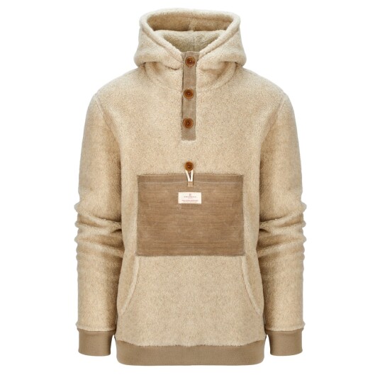 Amundsen Sports Heroes Wool Fleece Herre Natural XL Amundsen Sports Heroes Wool Fleece Herre Natural XL