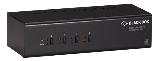 Black Box - Kvm / Lyd / Usb-Svitsj - 4 X Kvm/Lyd/Usb - 1 Lokalbruker - Stasjonær - Taa-Samsvar - Med 2-Års Double Diamond Warranty