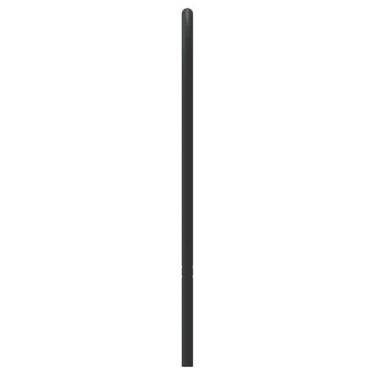 vidaXL Sengegavl i metall svart 140 cm