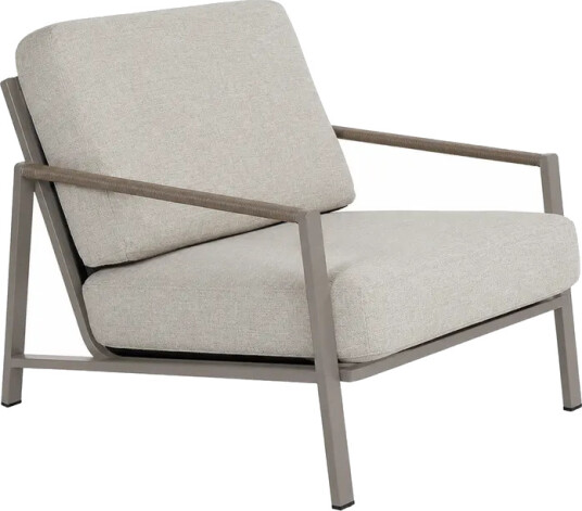 Brafab Lyra fåtölj Svart med beige pute 79 x 98 cm Khaki Brafab Lyra fåtölj Svart med beige pute 79 x 98 cm Khaki
