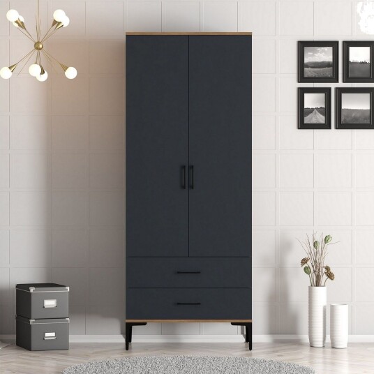 Kumsal Garderobe 80 cm - Antrasitt