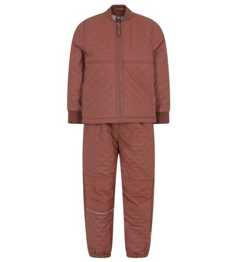 CeLaVi Termoklær m. Fleece Coated Mahogni CeLaVi 1 år 80 Termoklær Brun Rosa Rød