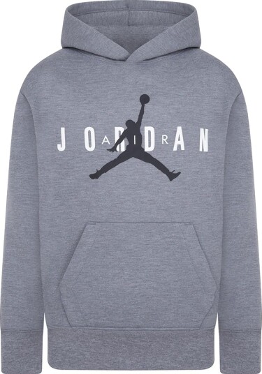 Jordan Hettegenser Grå Melert m. Logo Jordan 8 10 år (128 140) Hettegenser