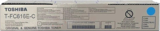Toshiba Toner Cyan T-FC616EC (39.200 sider) Original