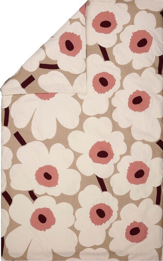 Marimekko Unikko Dc 210 × 210 Cm Beige