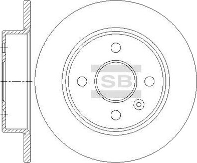 Hi Q SD5117 Bremseskive