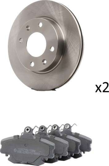 Bremseskiver og -klosser RIDEX 3405B3099