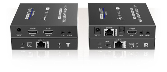 TECHLY HDMI Extender 4K 60Hz über RJ45 bis zu 70m