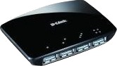 D-Link Dub 1340 USB 3.0 Hub med 4 Porter